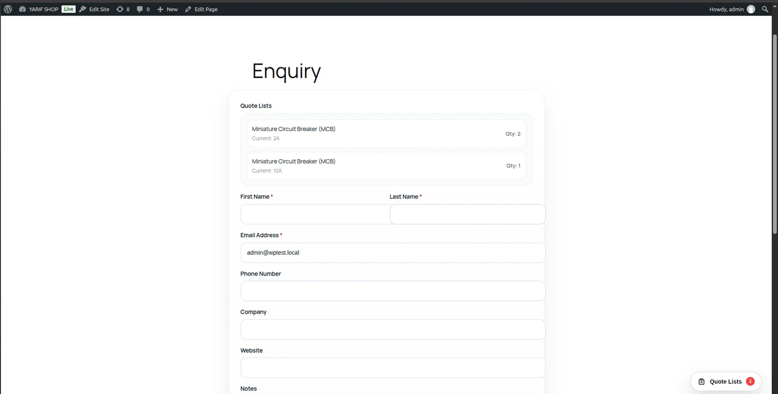 ByteEnquiryCart screenshot 2