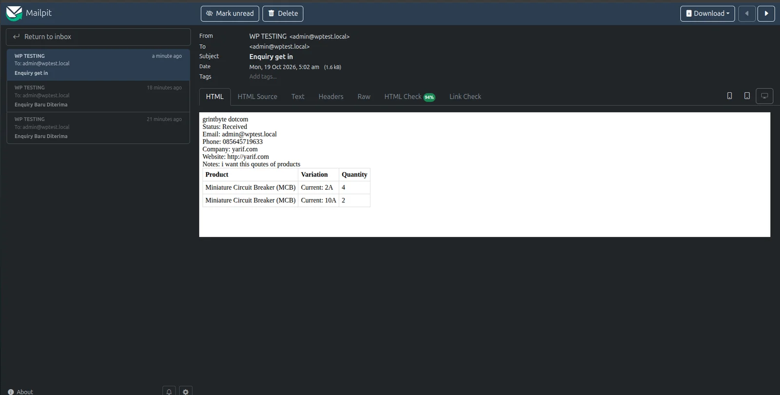 ByteEnquiryCart screenshot 6